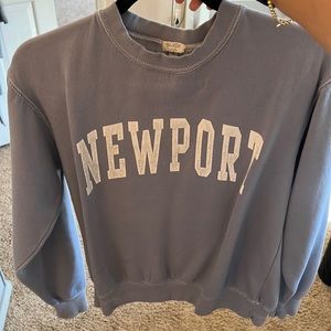Brandy Melville Gray Crew Neck Sweater